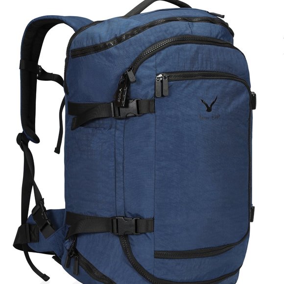 Hynes Eagle Handbags - Navy BLUE Hynes Eagle 45L Travel Flight Approved Carry on Backpack
